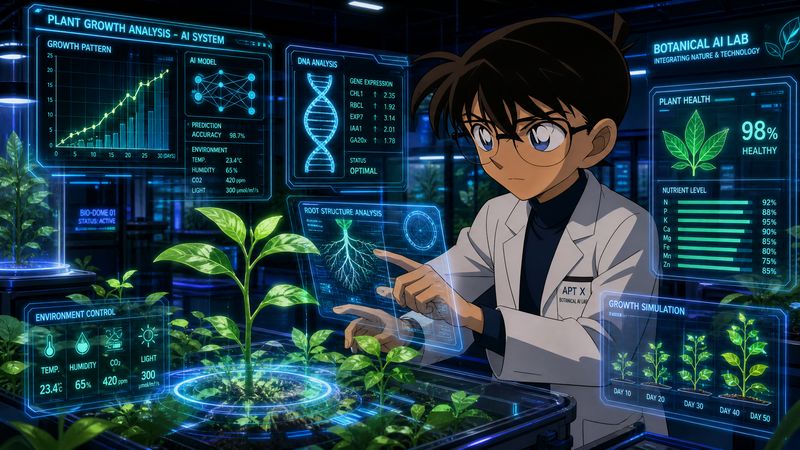 暗网植物视频-AI植物生长分析视频