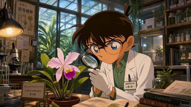 暗网植物视频-珍稀兰花观察记录